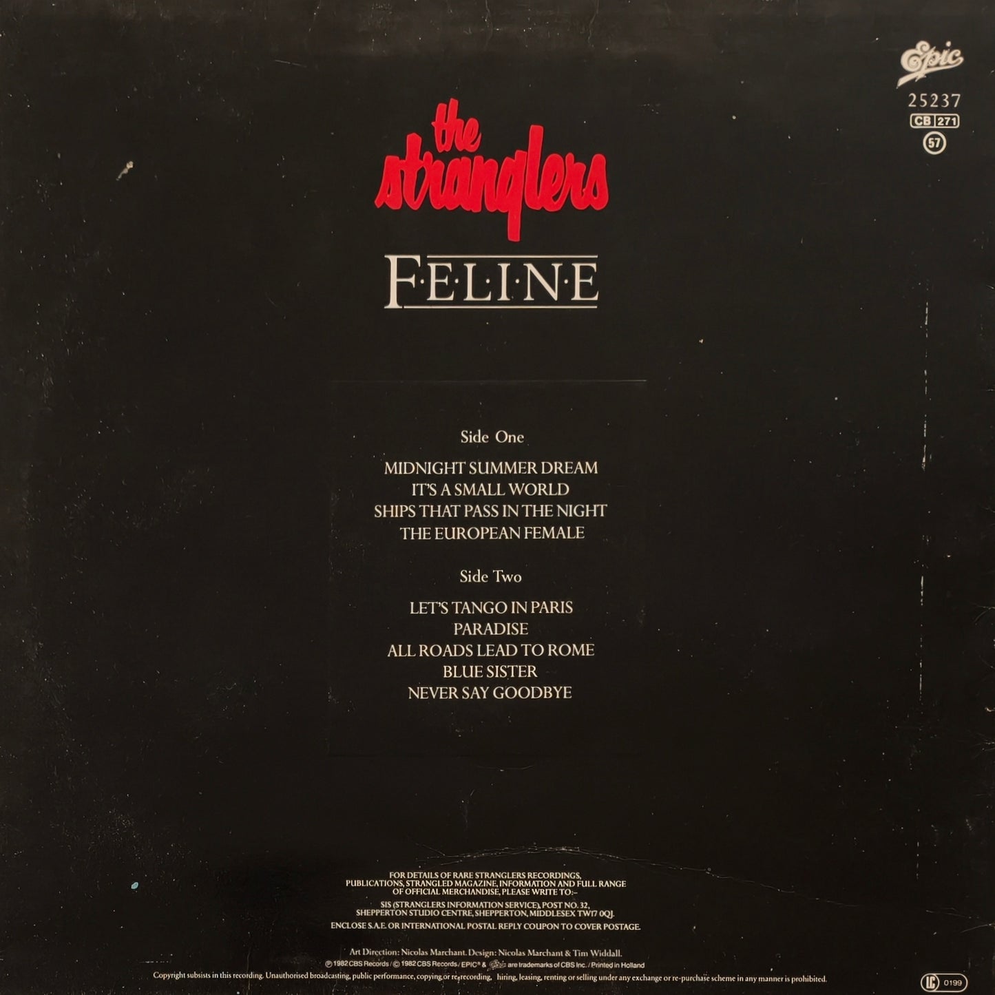 THE STRANGLERS - Feline