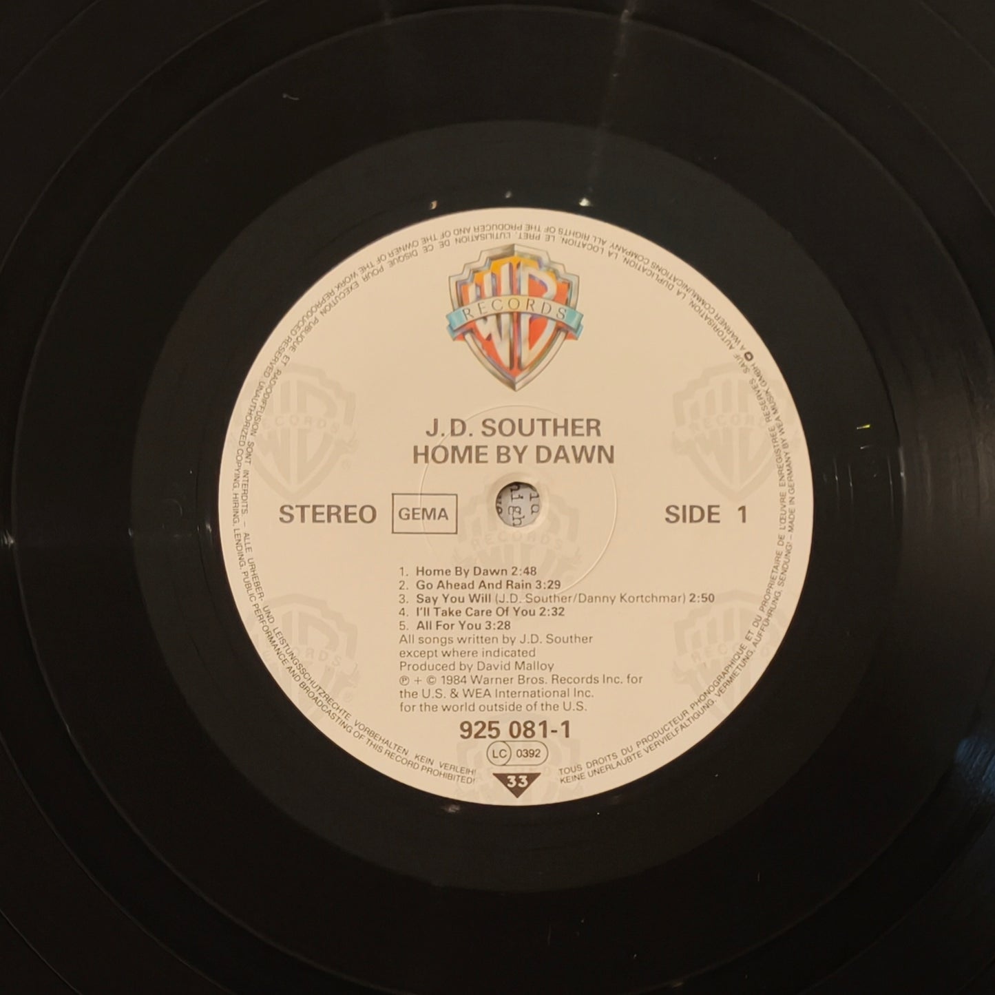 J.D. SOUTHER - Home By Dawn