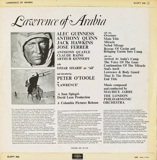MAURICE JARRE - Lawrence Of Arabia Original Soundtrack