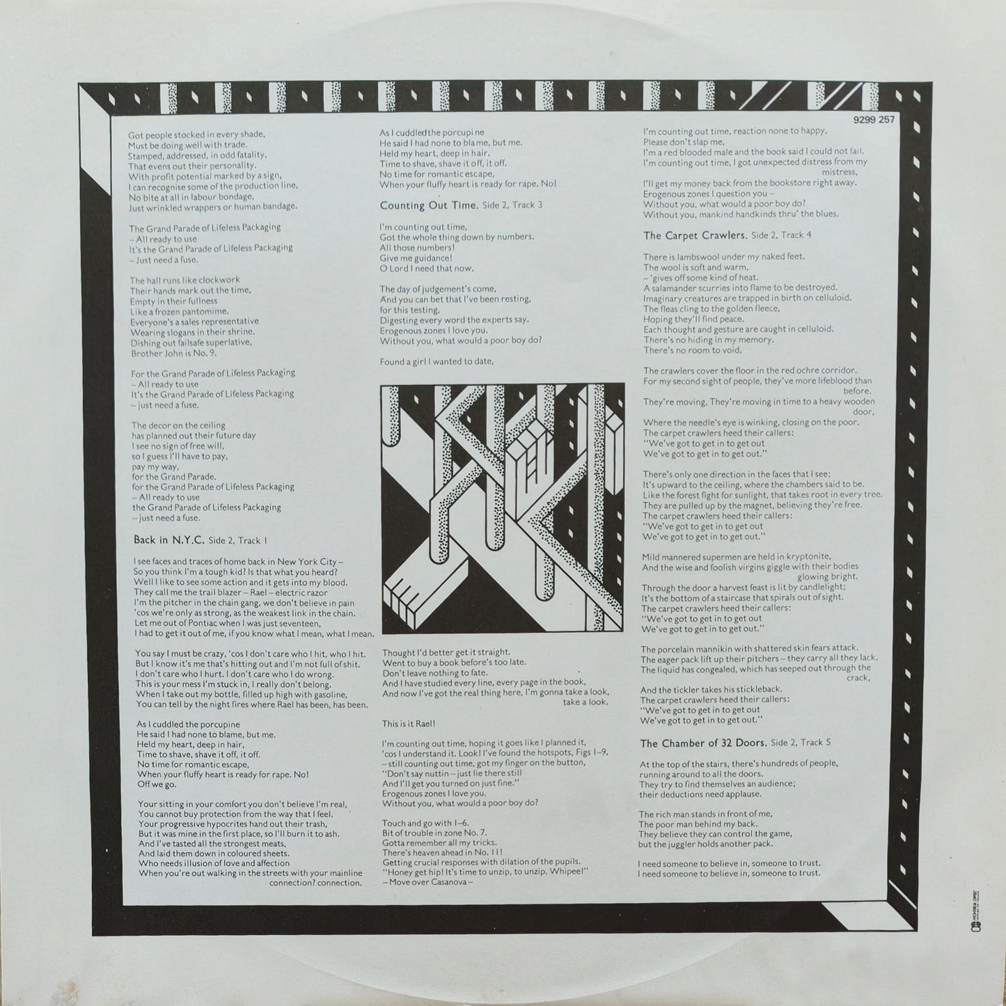 GENESIS - The Lamb Lies Down On Broadway