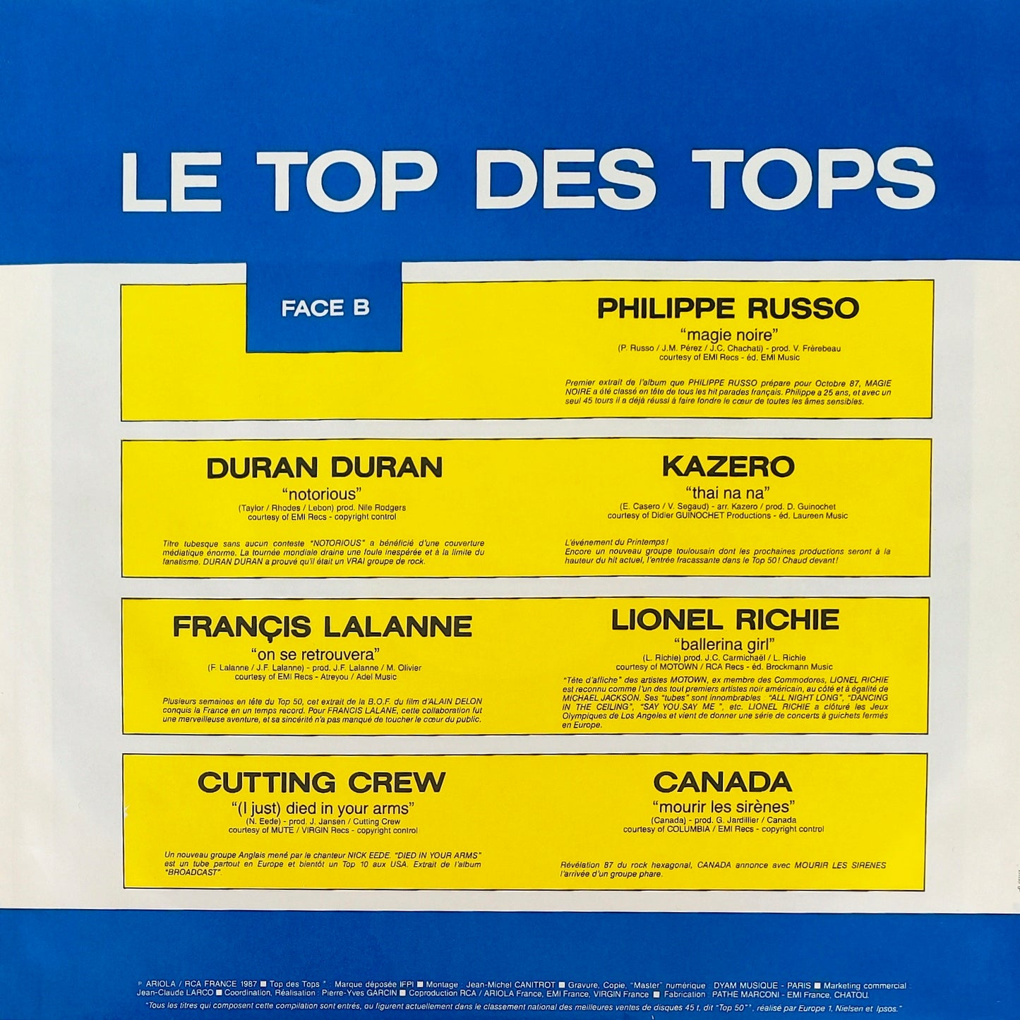 LE TOP DES TOPS VOL. 1