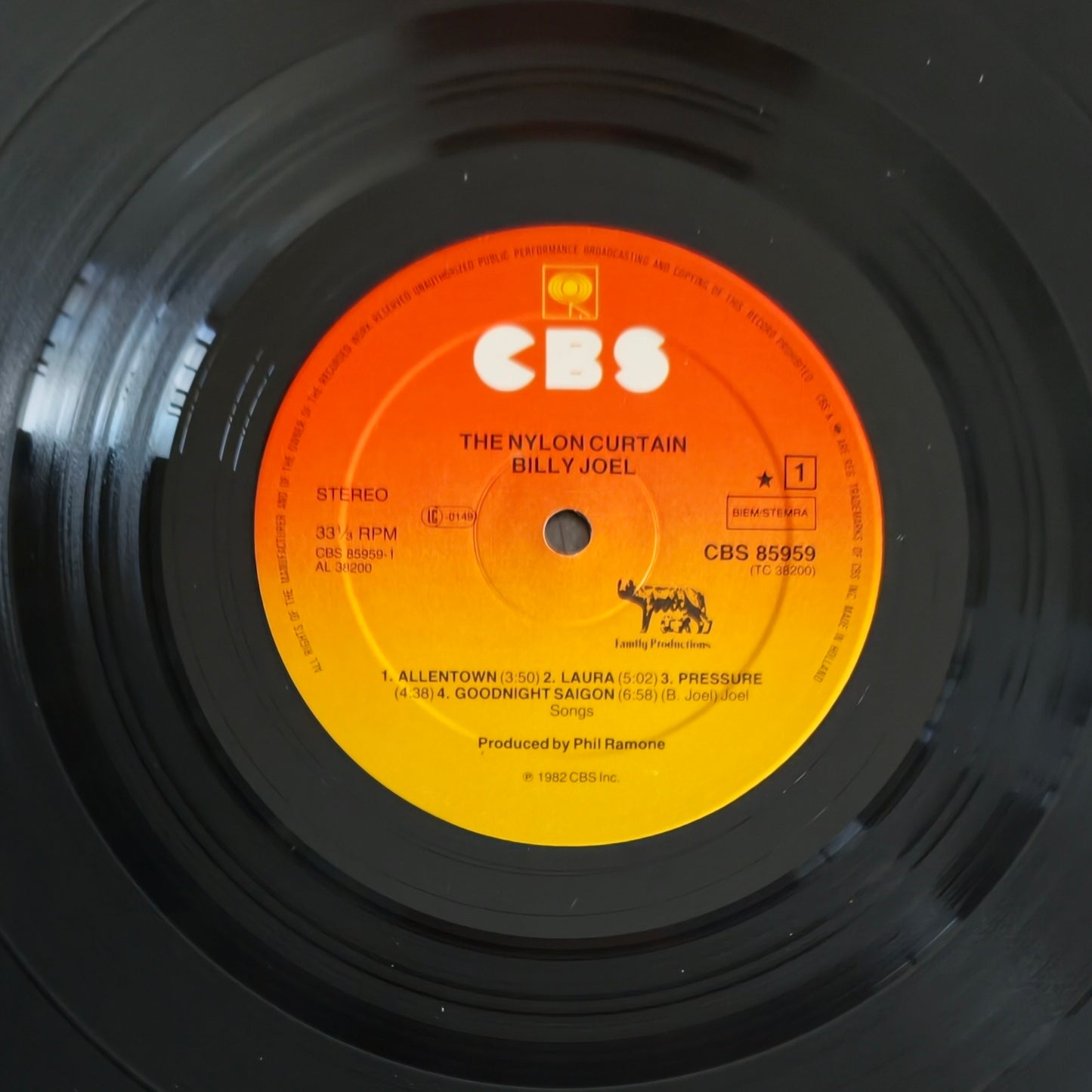 BILLY JOEL - The Nylon Curtain