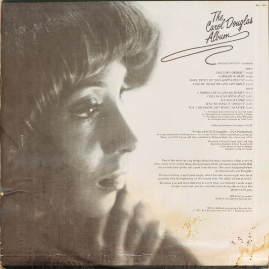 CAROL DOUGLAS - The Carol Douglas Album (Pressage US)