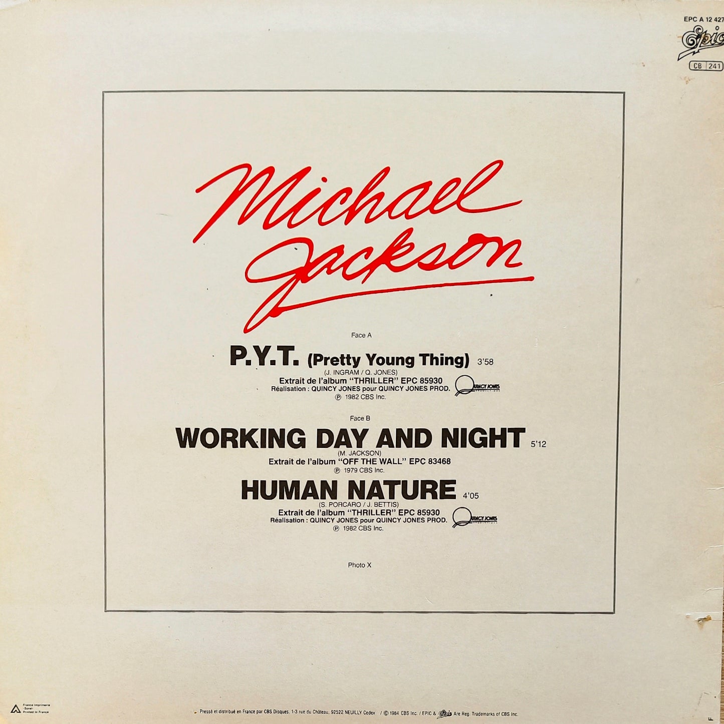 MICHAEL JACKSON - P.Y.T. (Pretty Young Thing)