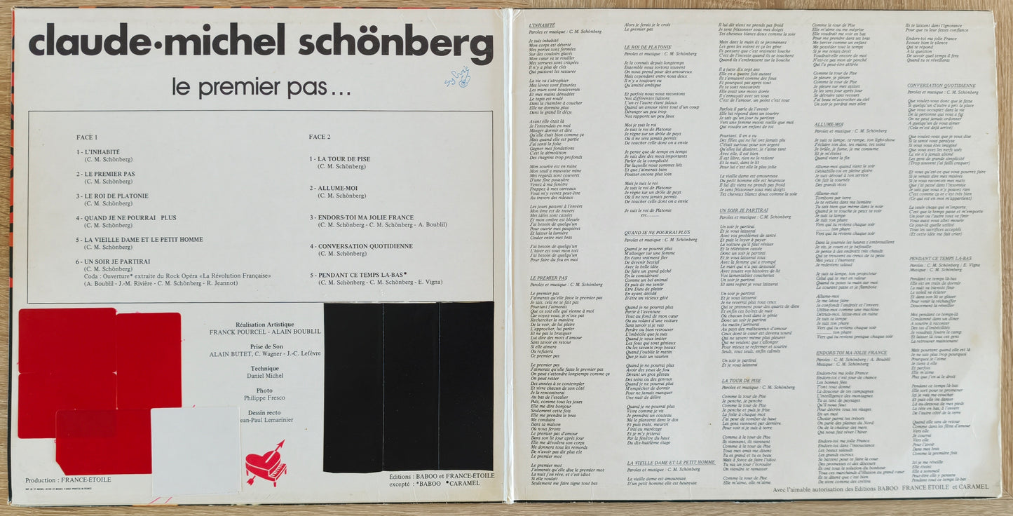CLAUDE MICHEL SCHÖNBERG - Le Premier Pas