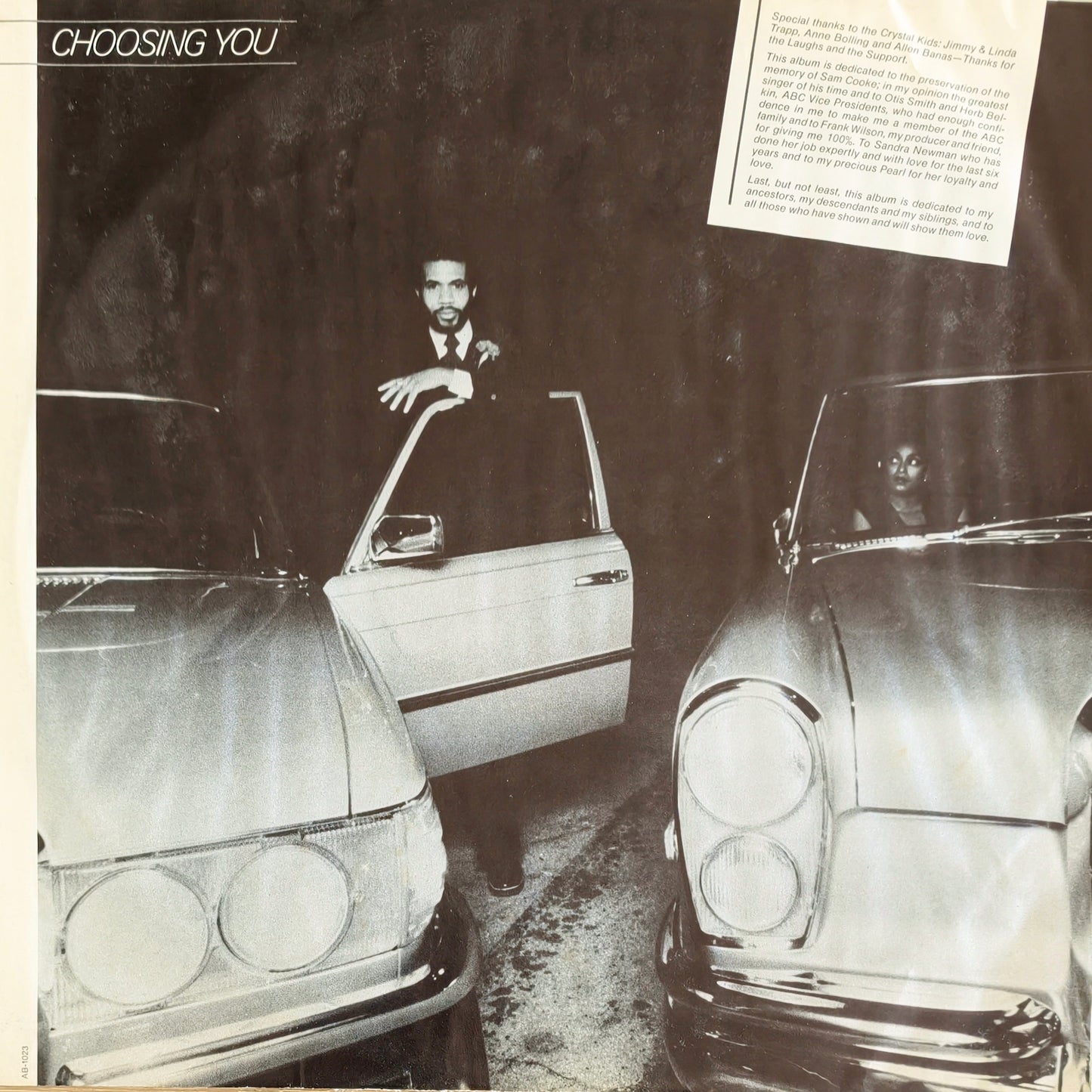 LENNY WILLIAMS - Choosing You (Pressage US)