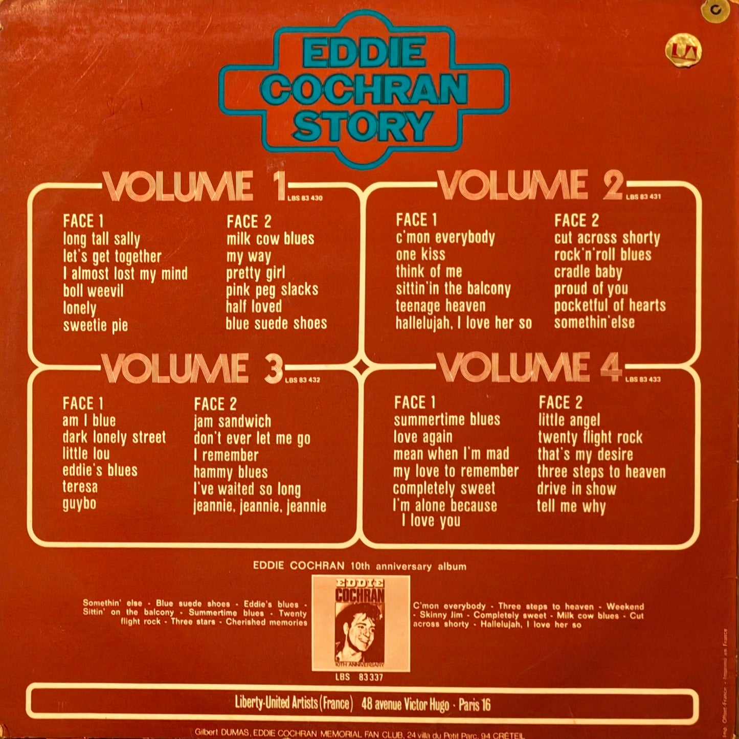 EDDIE COCHRAN - Story Volume 2