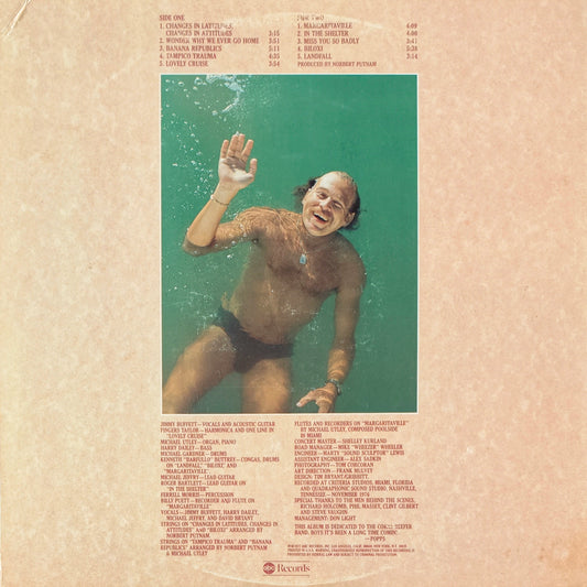 JIMMY BUFFETT - Changes In Latitudes, Changes In Attitudes (Pressage US)
