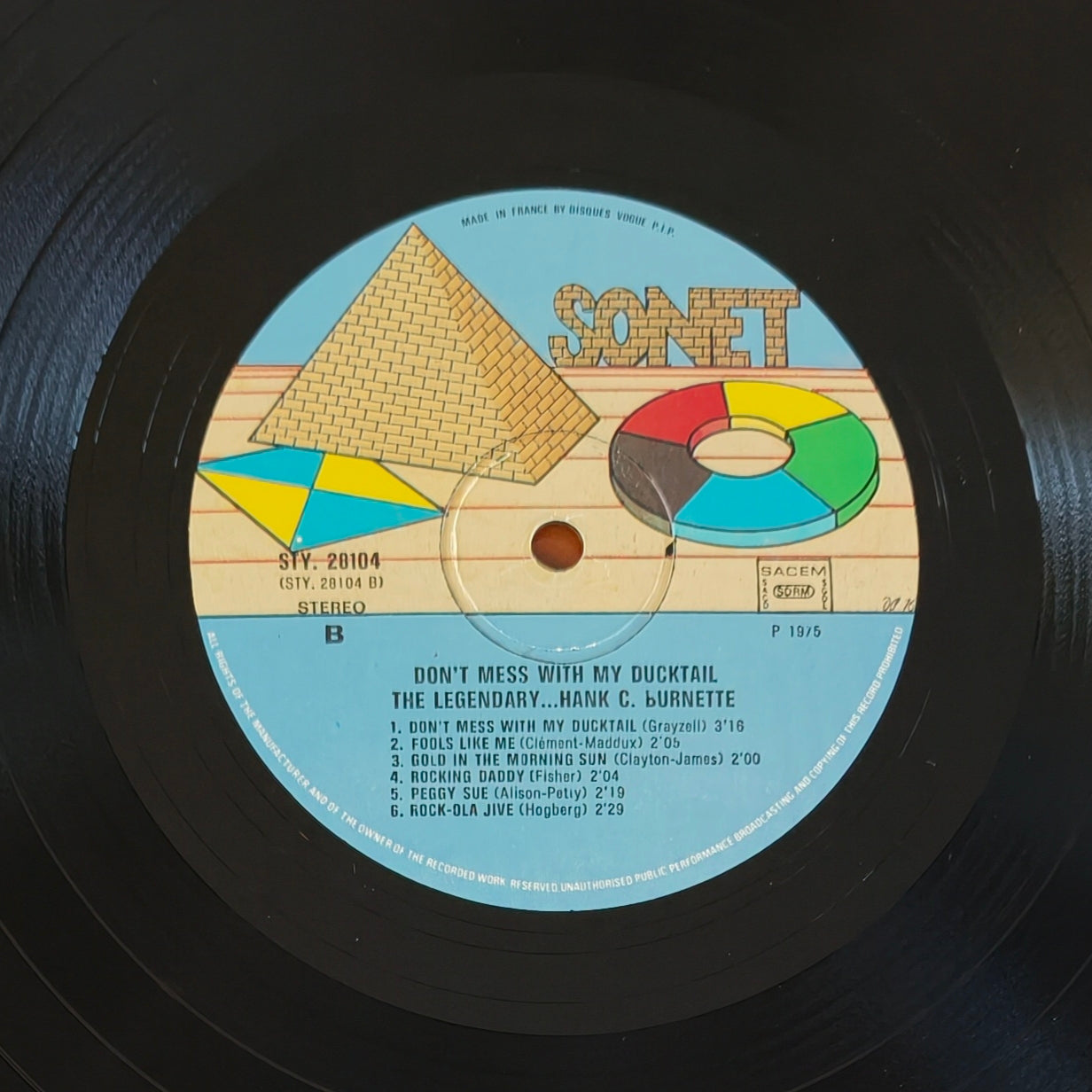 HANK C. BURNETTE - Don't Mess With My Ducktail