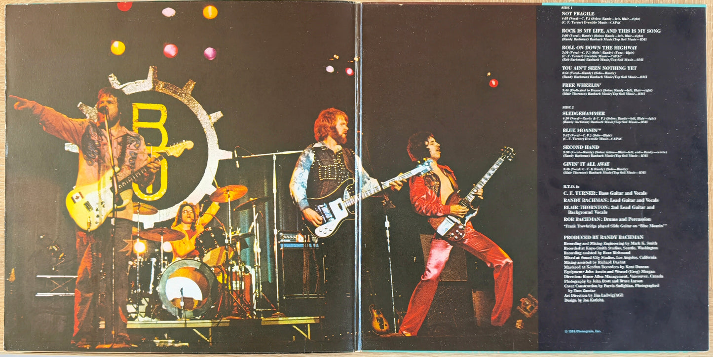 BACHMAN-TURNER OVERDRIVE - Not Fragile
