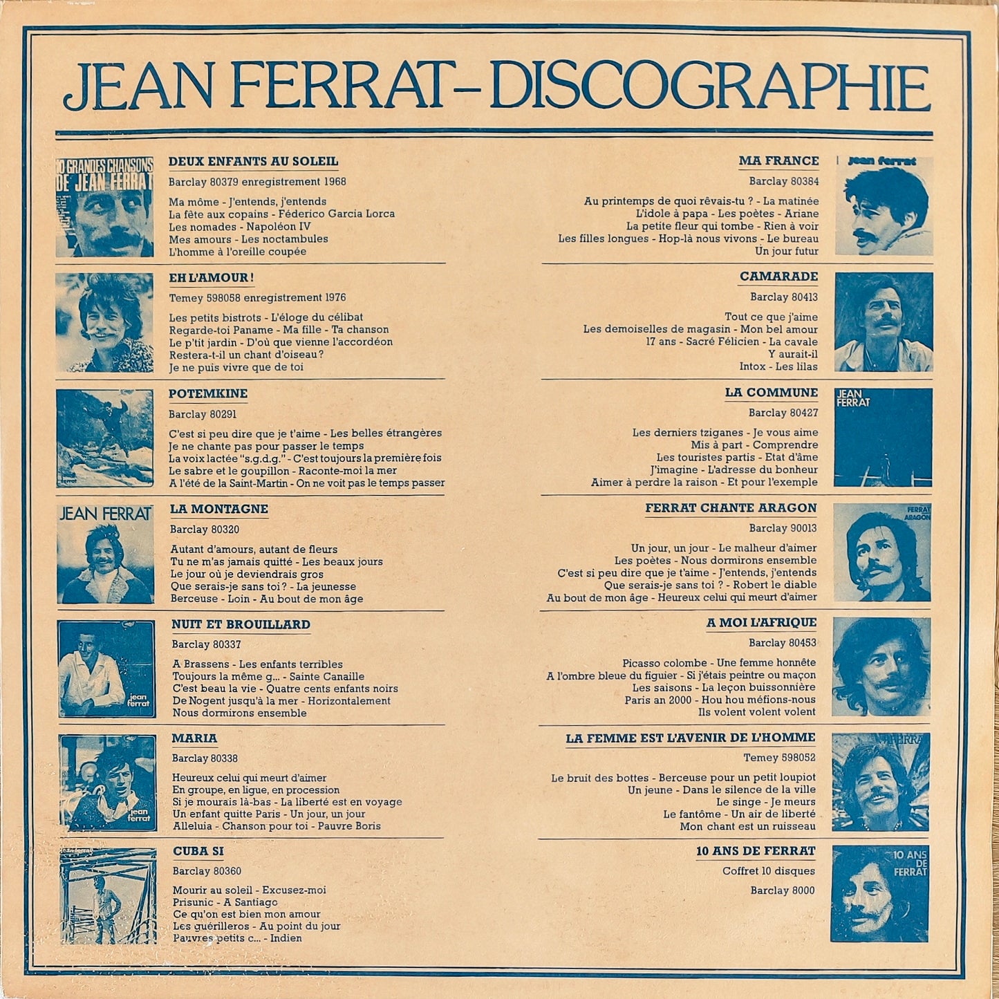 JEAN FERRAT - Eh L'amour!