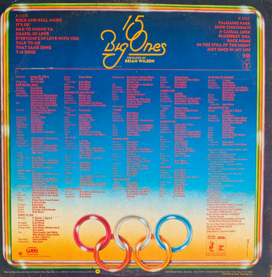 THE BEACH BOYS - 15 Big Ones