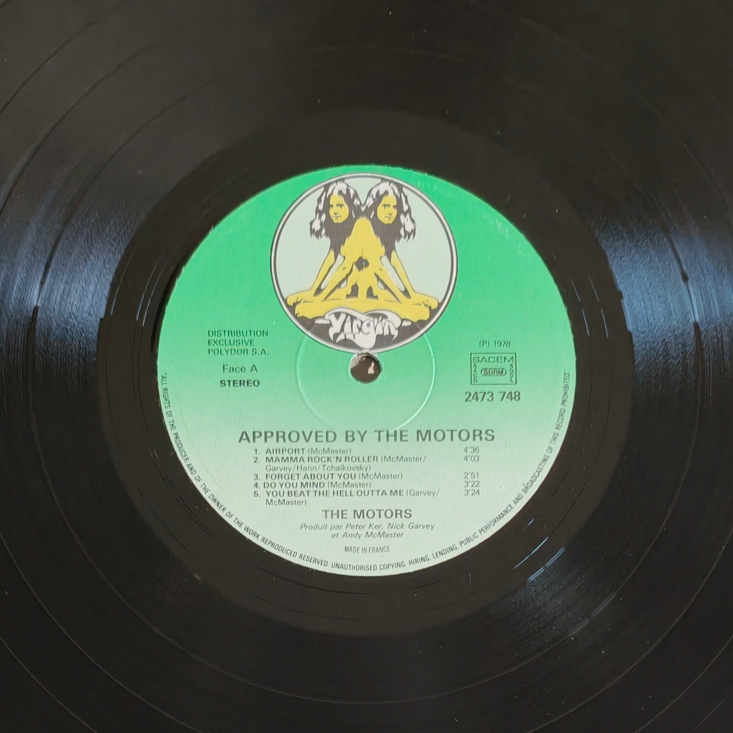 THE MOTORS - Approved By The Motors