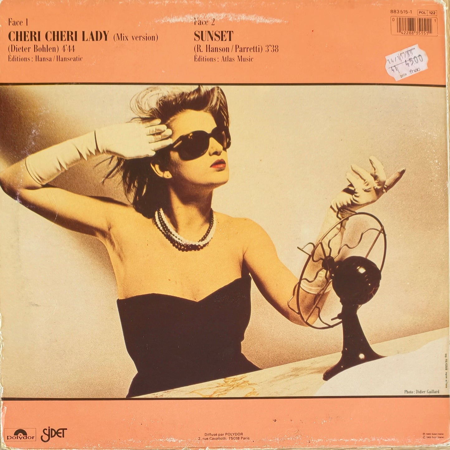 VOCAL CONTROL - Cheri Cheri Lady