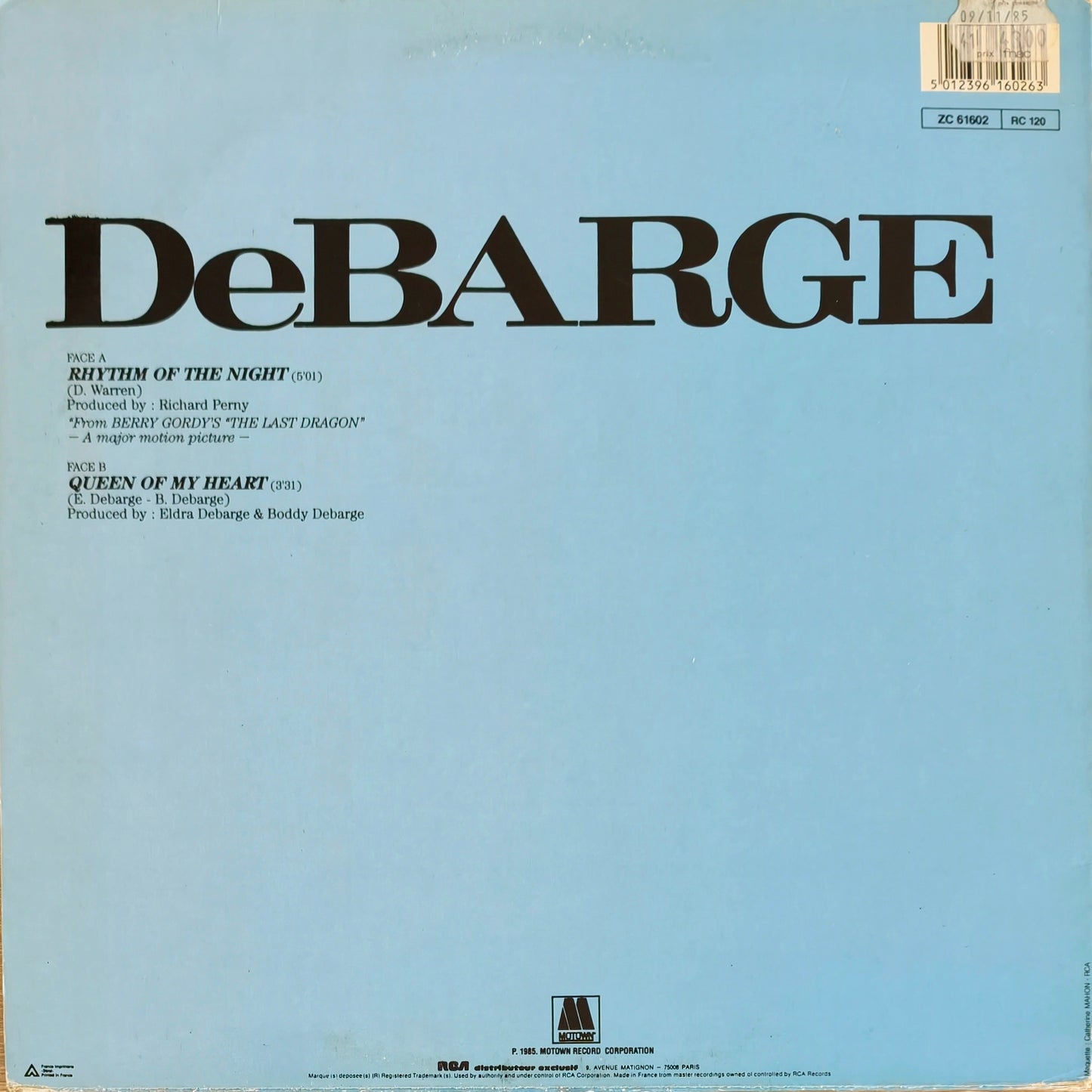 DEBARGE - Rhythm Of The Night