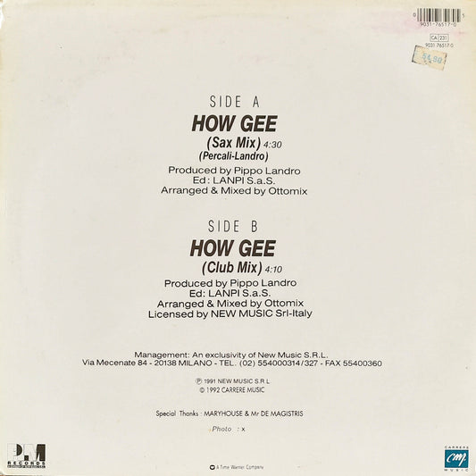 BLACK MACHINE - How Gee