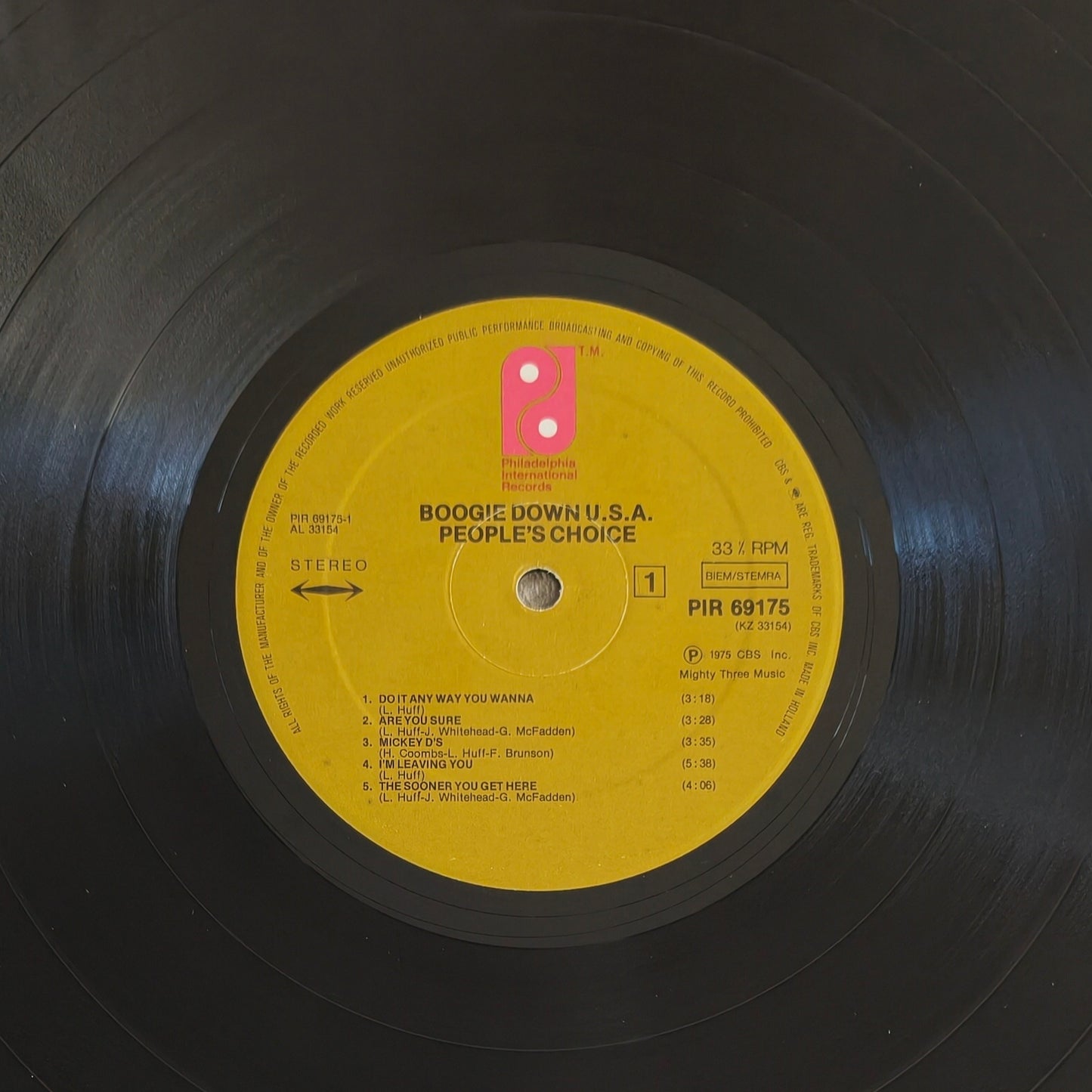 PEOPLE'S CHOICE - Boogie Down U.S.A.