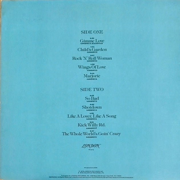 APRIL WINE - The Whole World's Goin' Crazy (Pressage US)