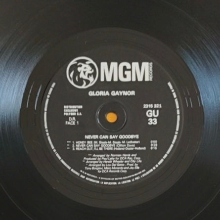 GLORIA GAYNOR - Never Can Say Goodbye