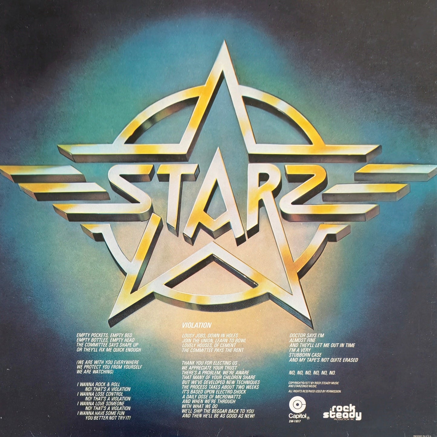 STARZ - Violation (Pressage US)