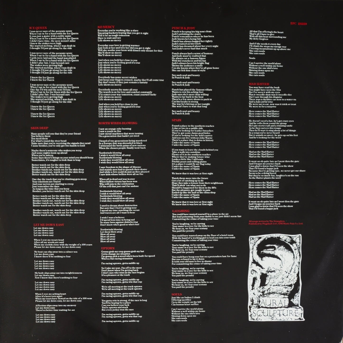 THE STRANGLERS - Aural Sculpture