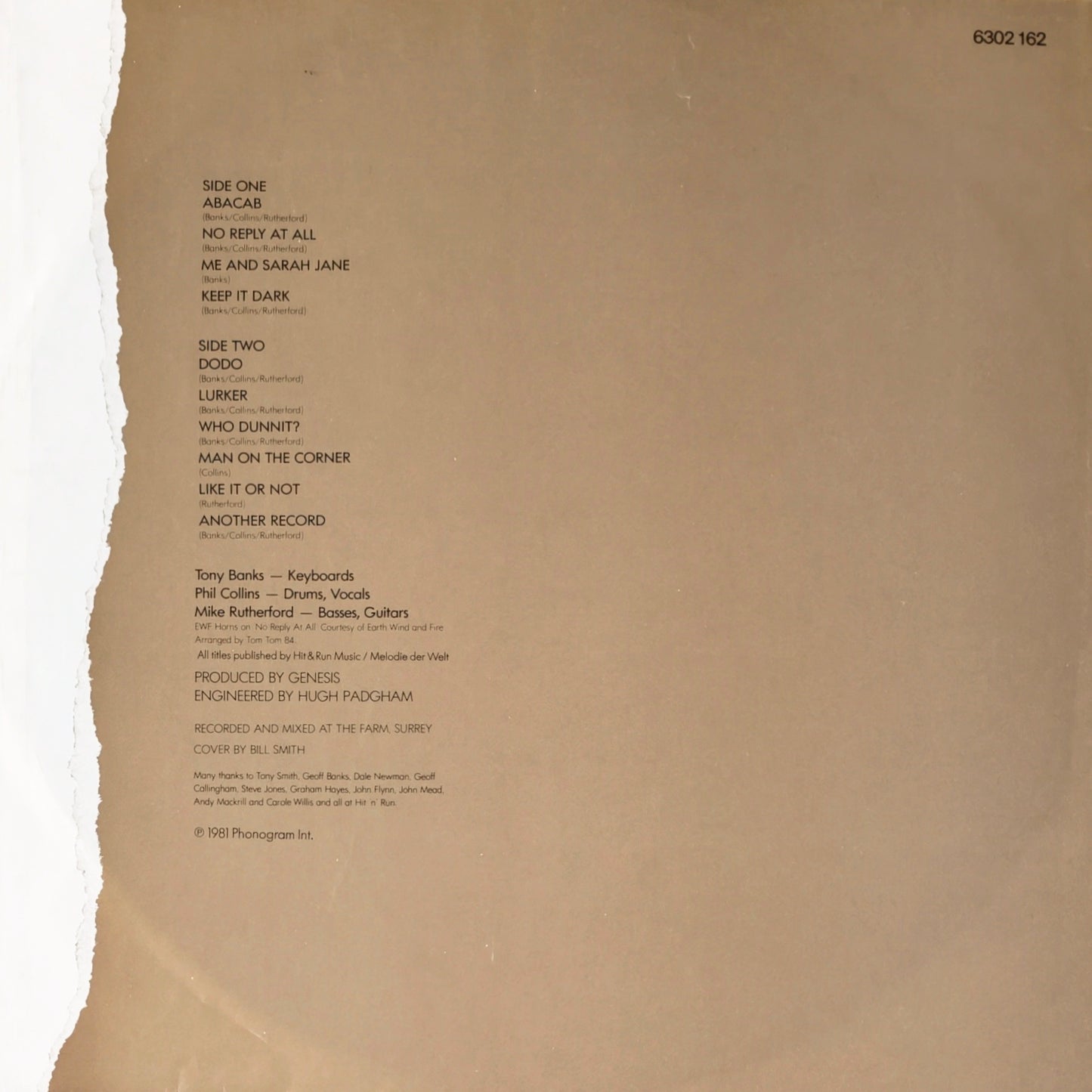 GENESIS - Abacab