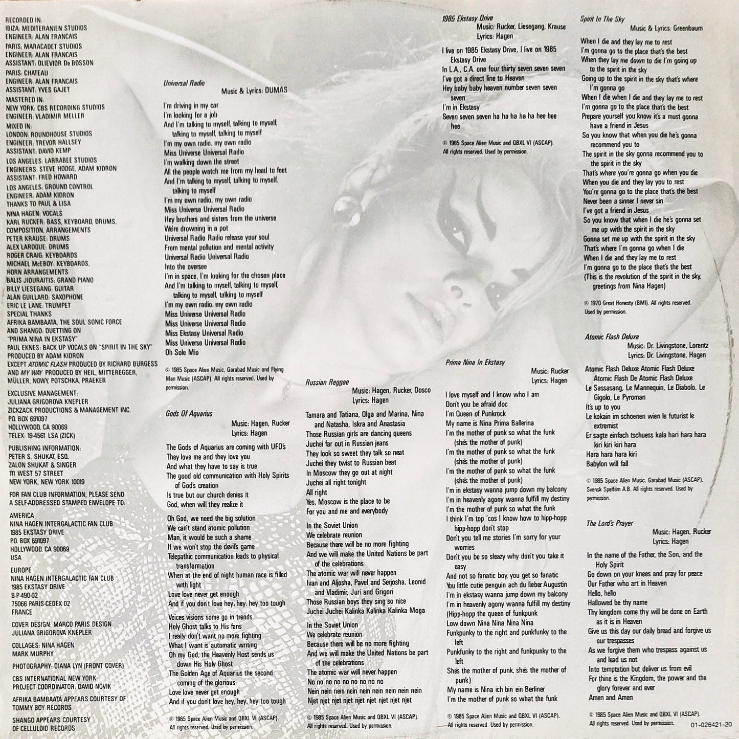 NINA HAGEN - In Ekstasy
