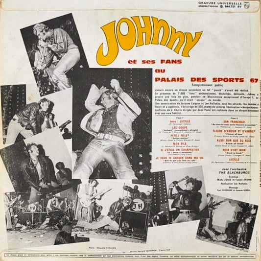 JOHNNY HALLYDAY - Au Palais Des Sports