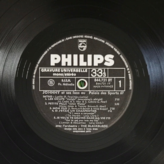 JOHNNY HALLYDAY - Au Palais Des Sports