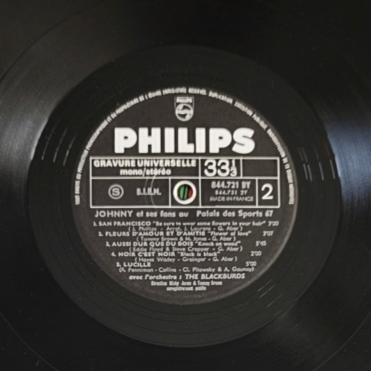 JOHNNY HALLYDAY - Au Palais Des Sports