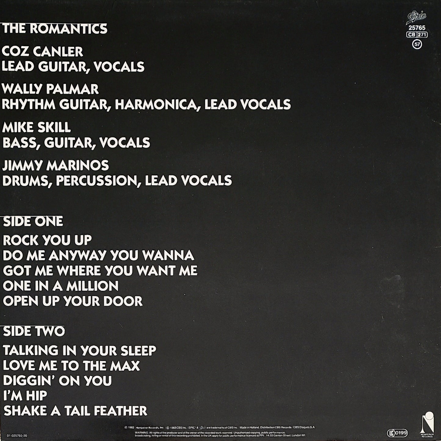 THE ROMANTICS - In Heat