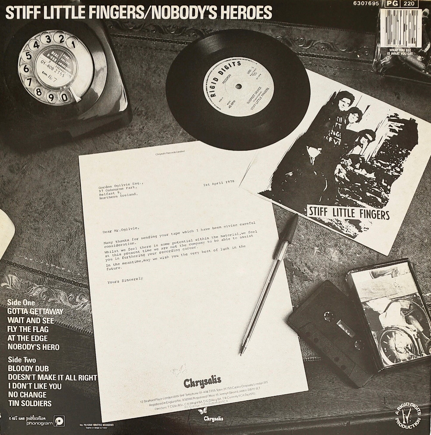 STIFF LITTLE FINGERS - Nobody's Heroes