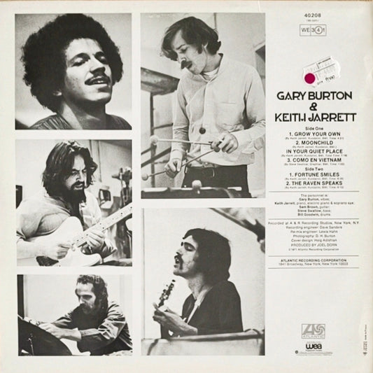 GARY BURTON & KEITH JARRETT - Gary Burton & Keith Jarrett