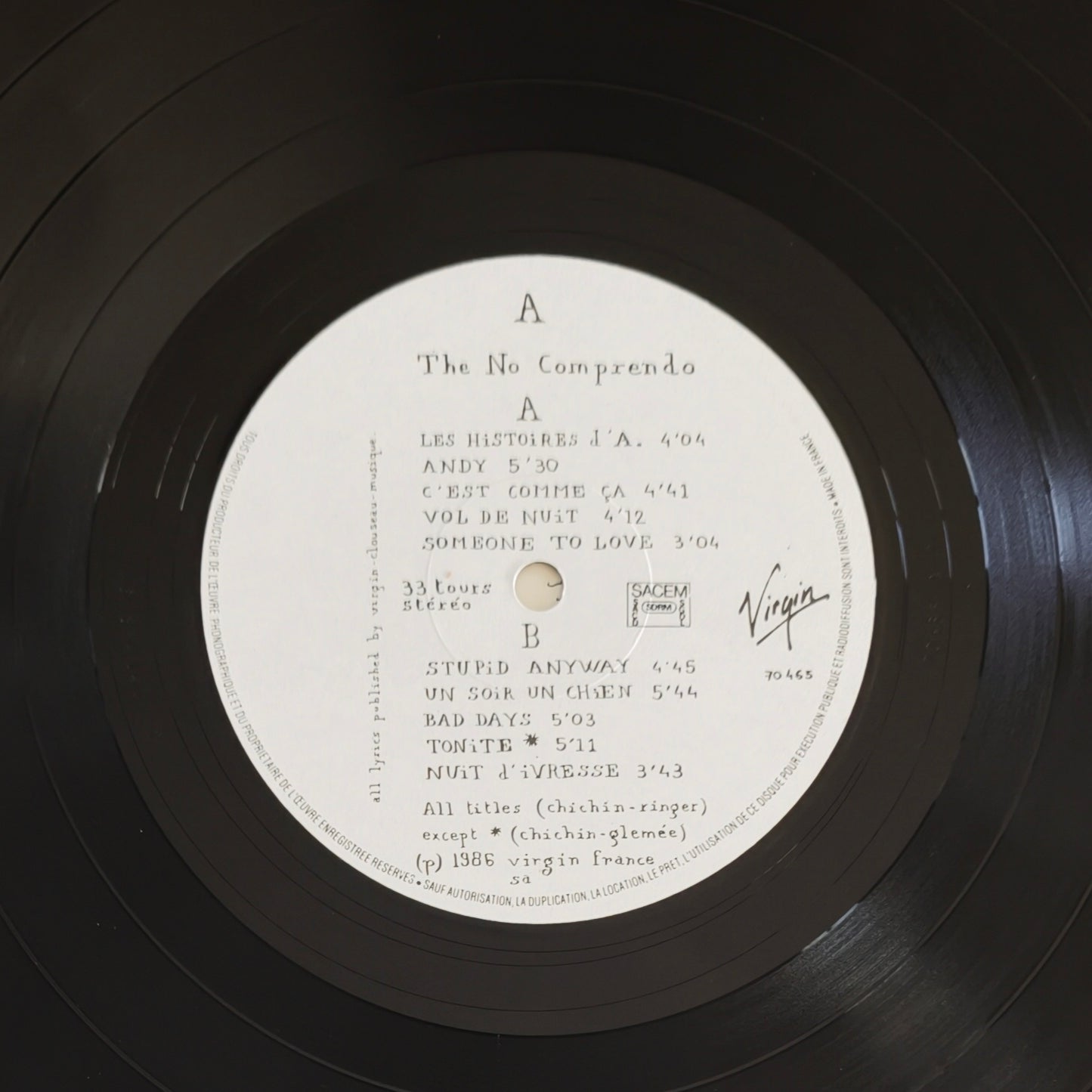 LES RITA MITSOUKO - The No Comprendo