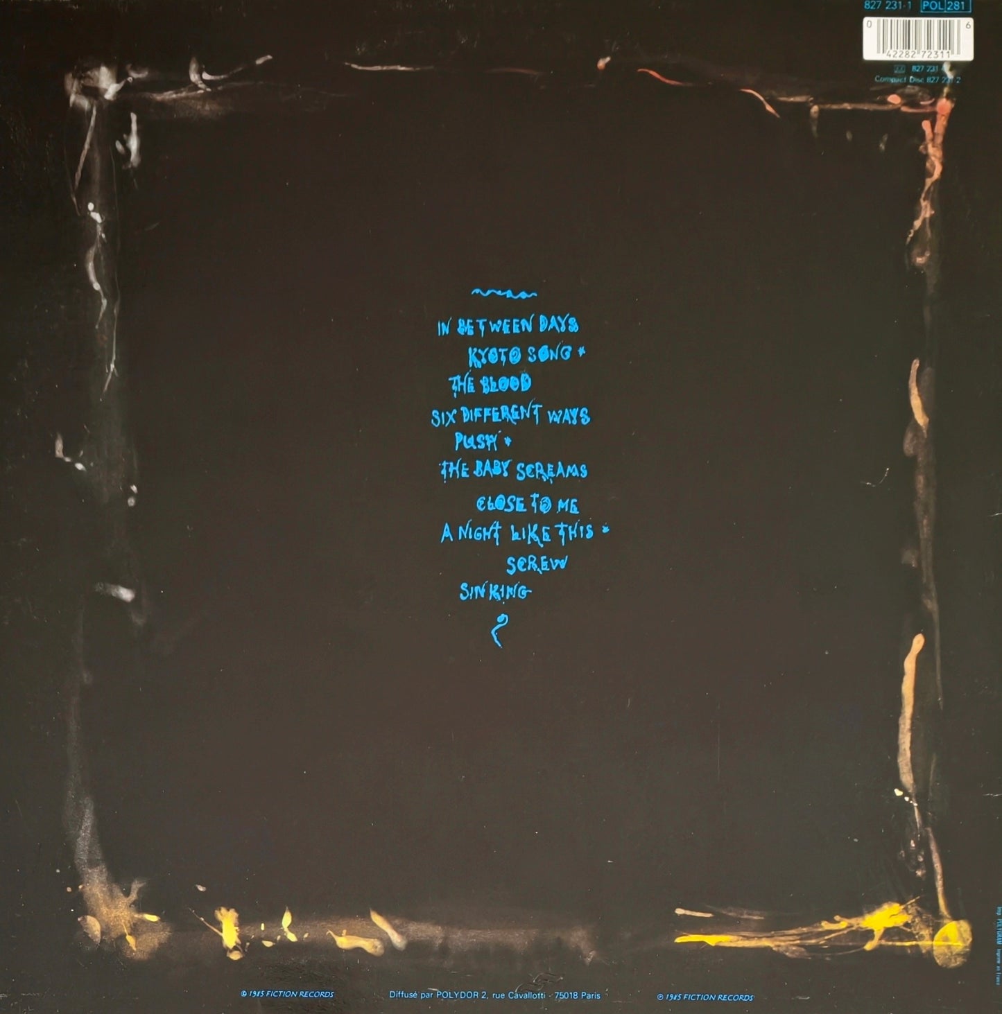THE CURE - The Head on the Door