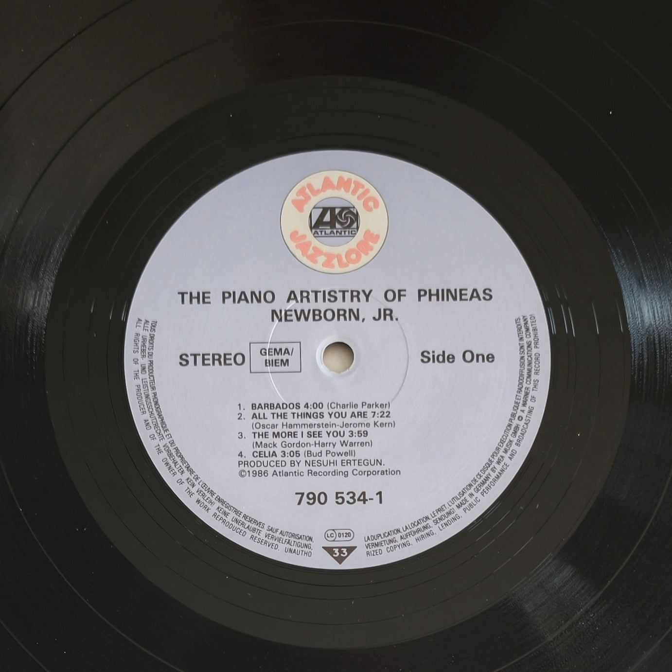 PHINEAS NEWBORN Jr. - The Piano Artistry Of Phineas Newborn, Jr.