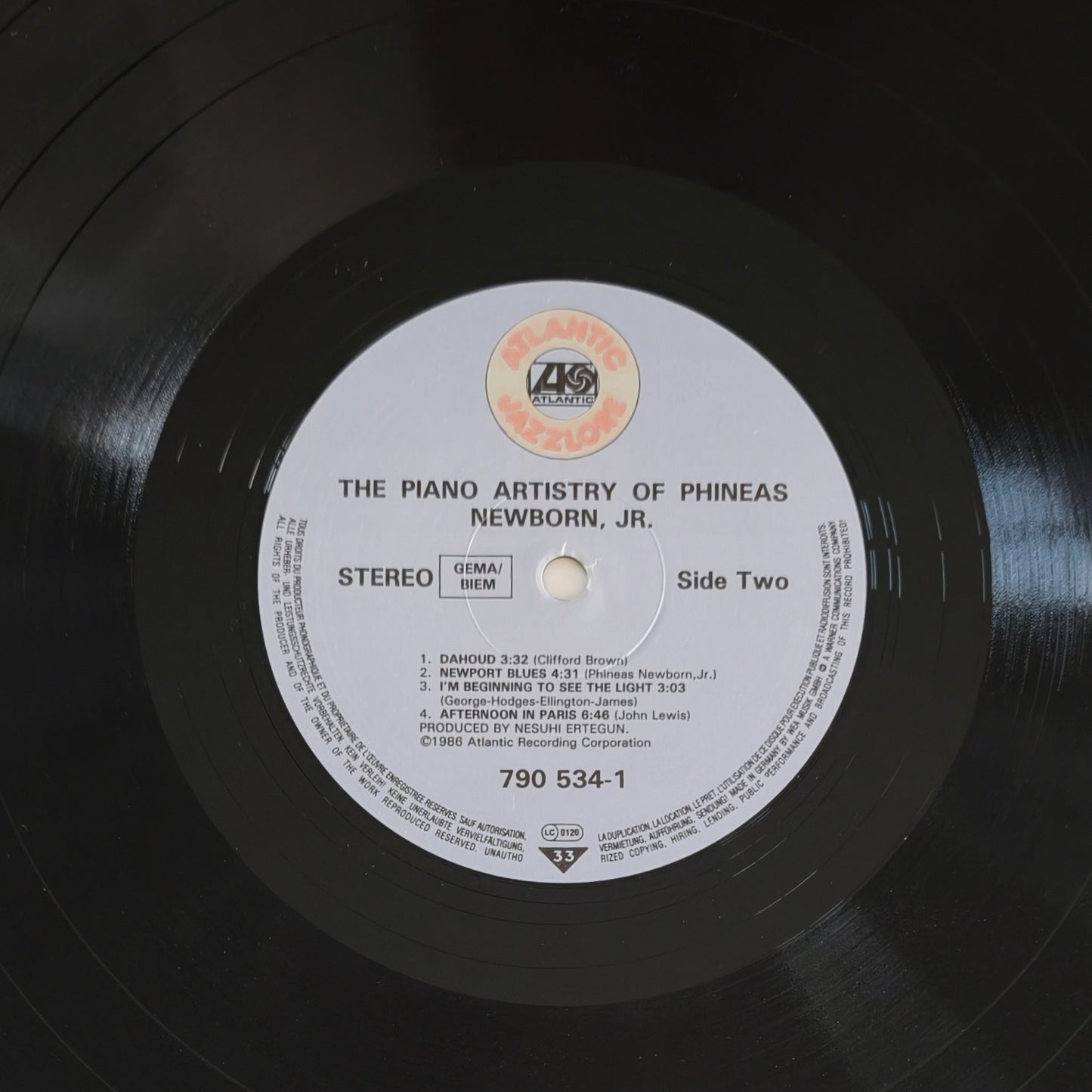 PHINEAS NEWBORN Jr. - The Piano Artistry Of Phineas Newborn, Jr.