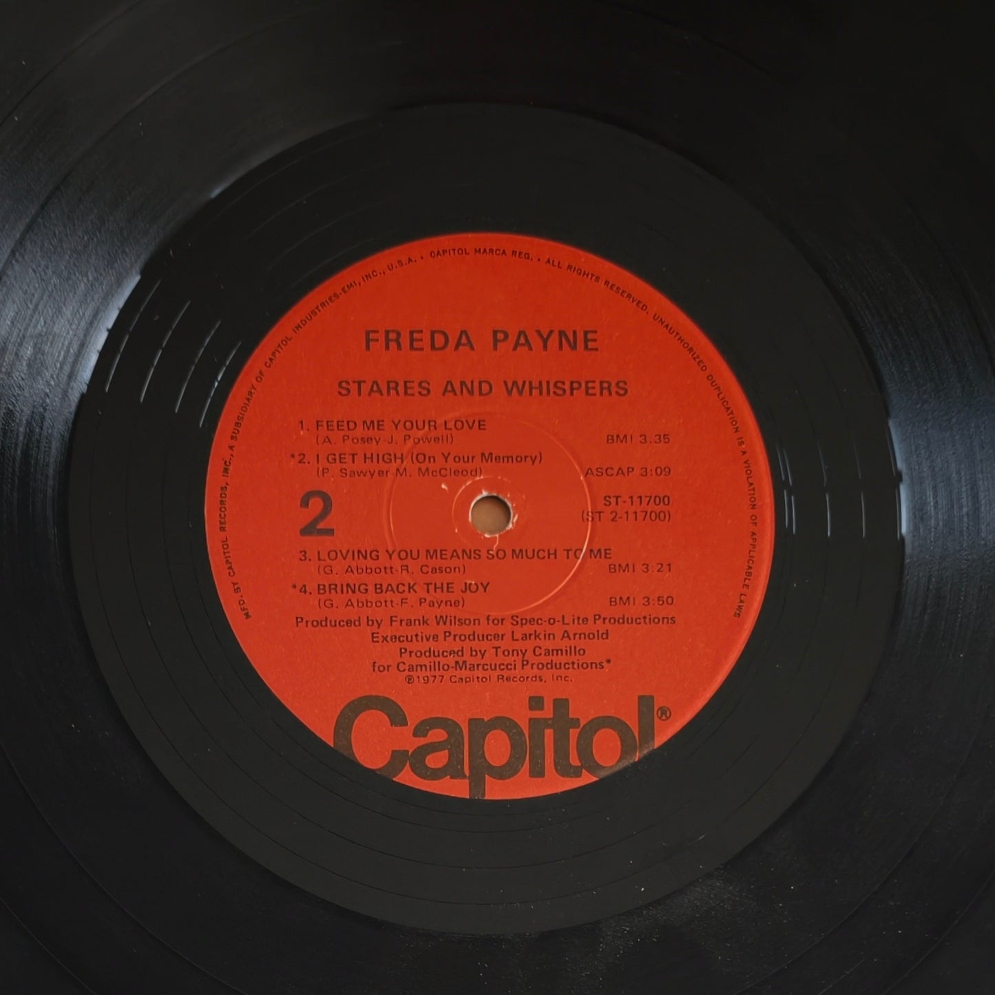FREDA PAYNE - Stares And Whispers (Pressage US)