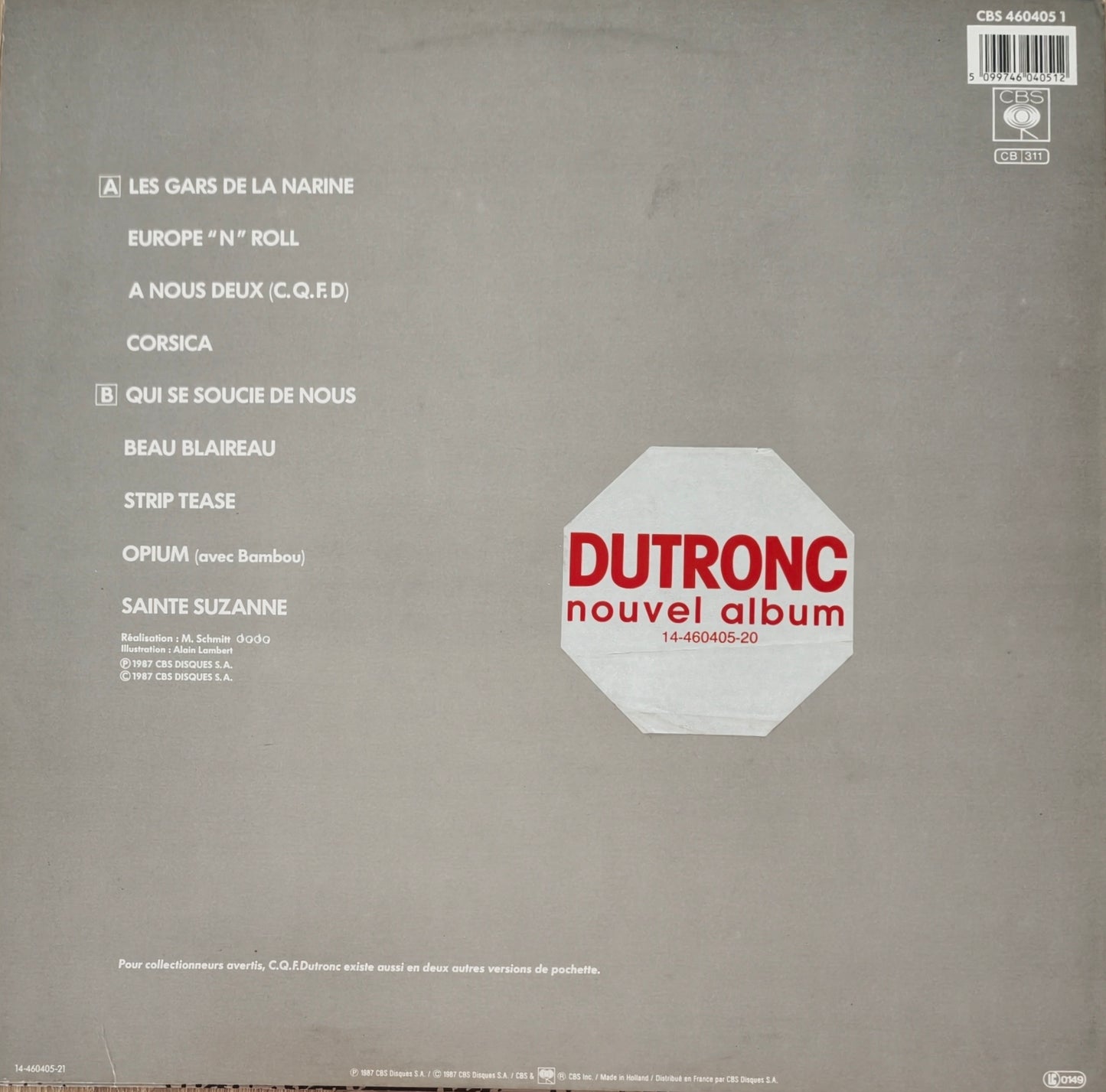JACQUES DUTRONC - C.Q.F.Dutronc