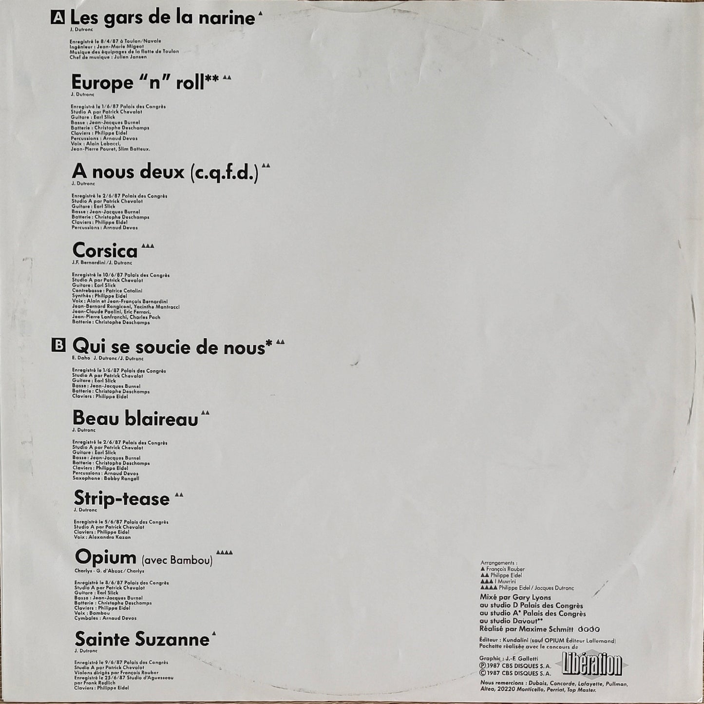 JACQUES DUTRONC - C.Q.F.Dutronc