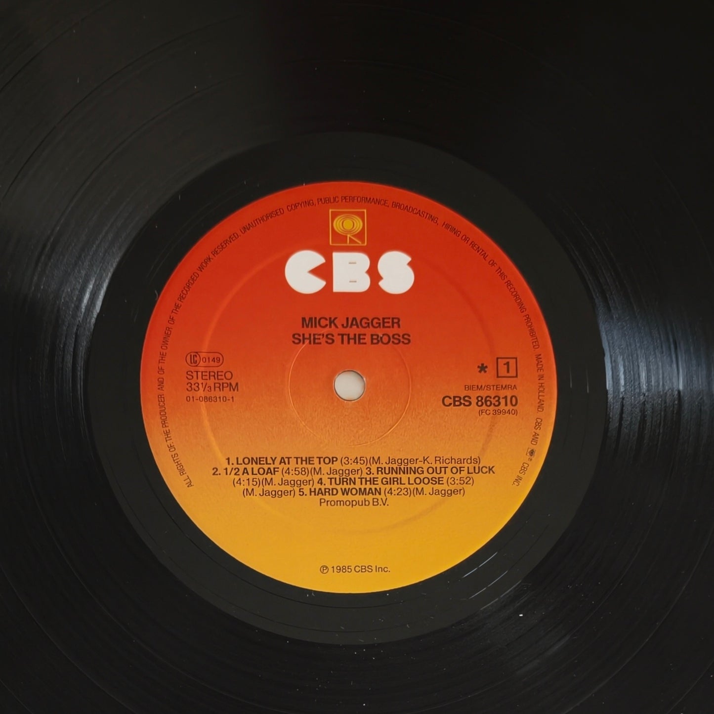 MICK JAGGER - She's The Boss