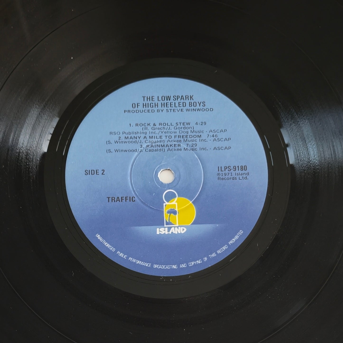 TRAFFIC - The Low Spark Of High Heeled Boys