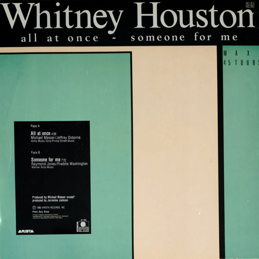 WHITNEY HOUSTON - All At Once
