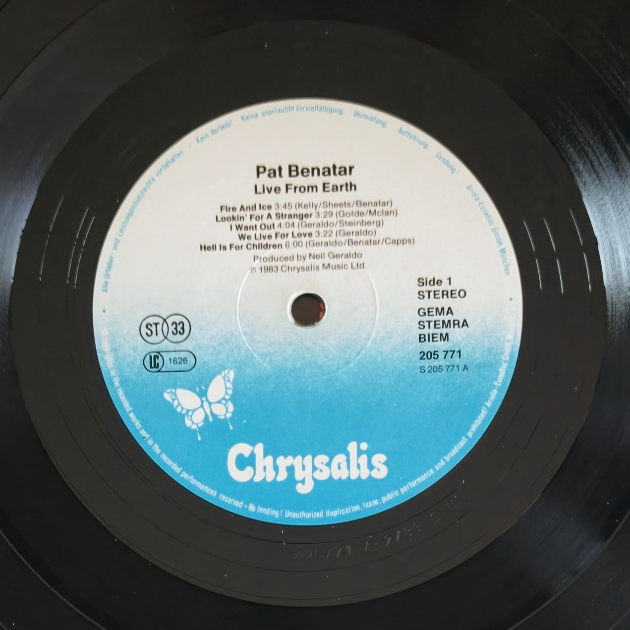 PAT BENATAR - Live From Earth