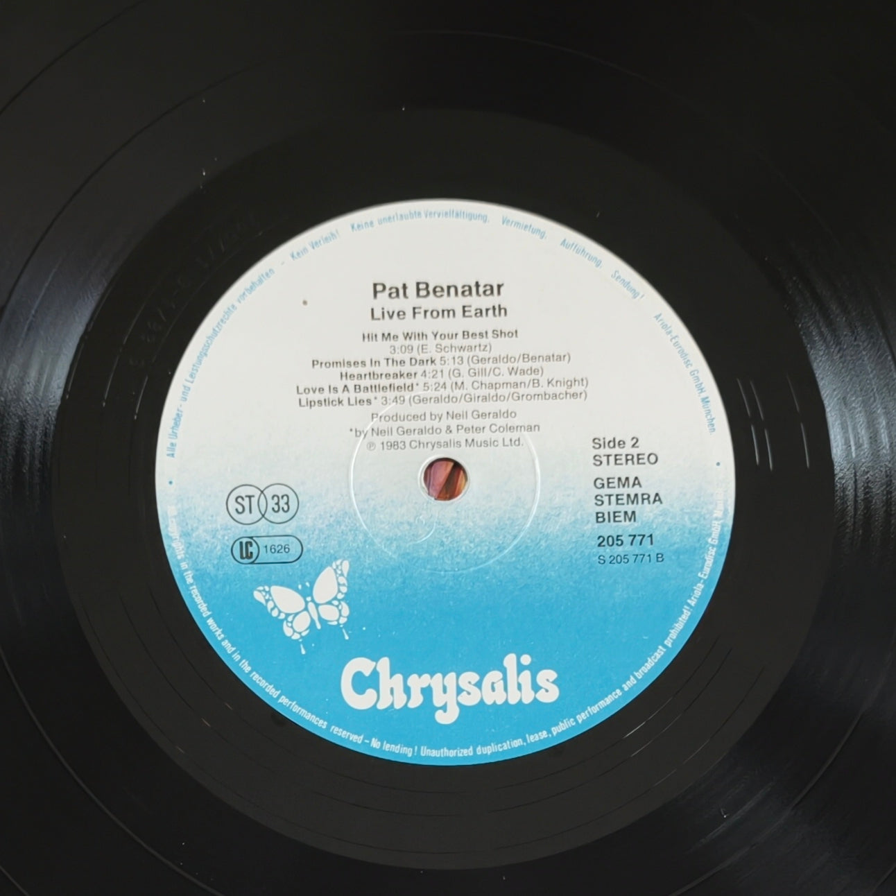PAT BENATAR - Live From Earth