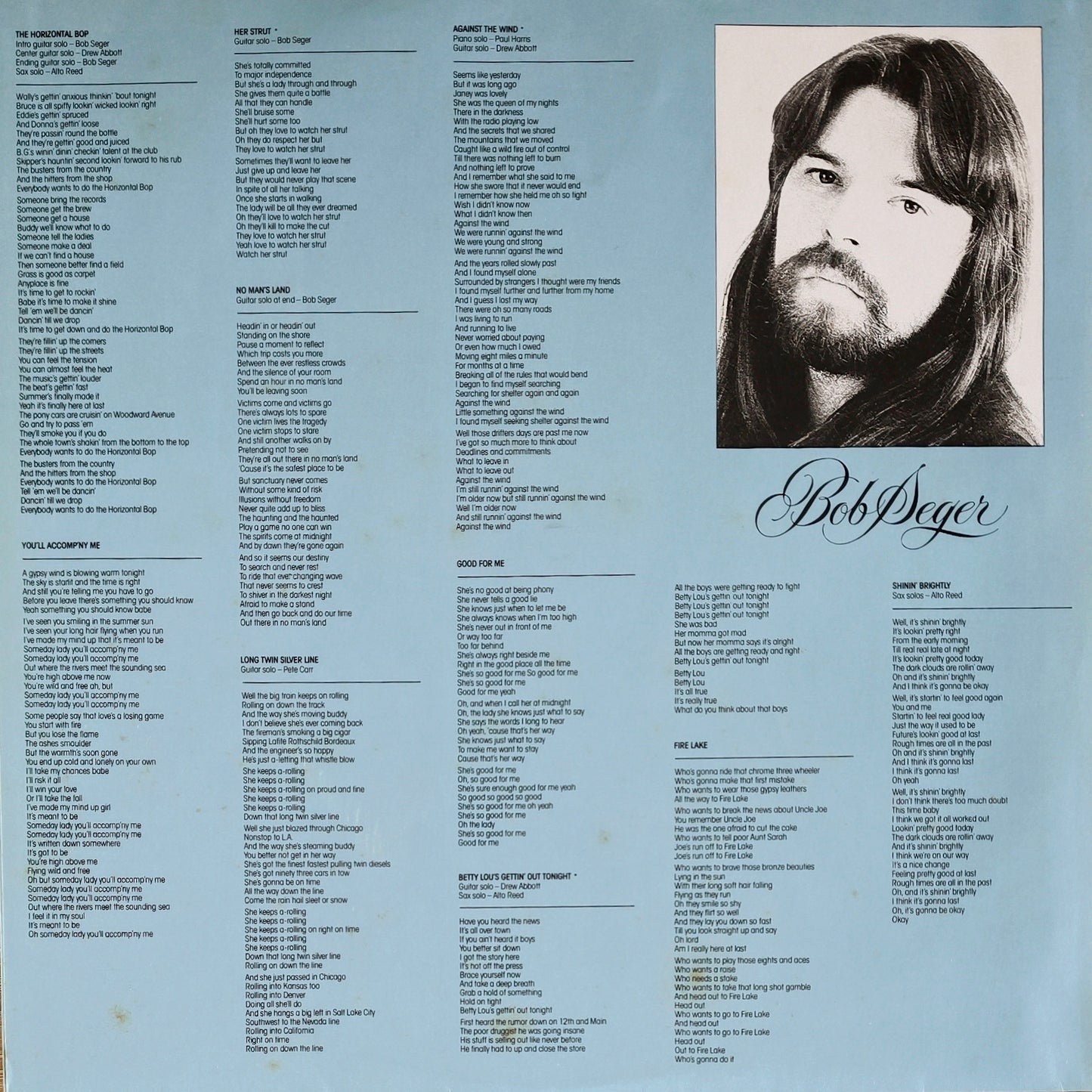 BOB SEGER AND THE SILVER BULLET BAND - Against The Wind