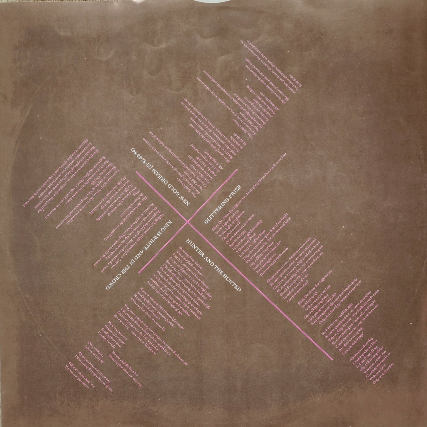 SIMPLE MINDS - New Gold Dream (81-82-83-84)