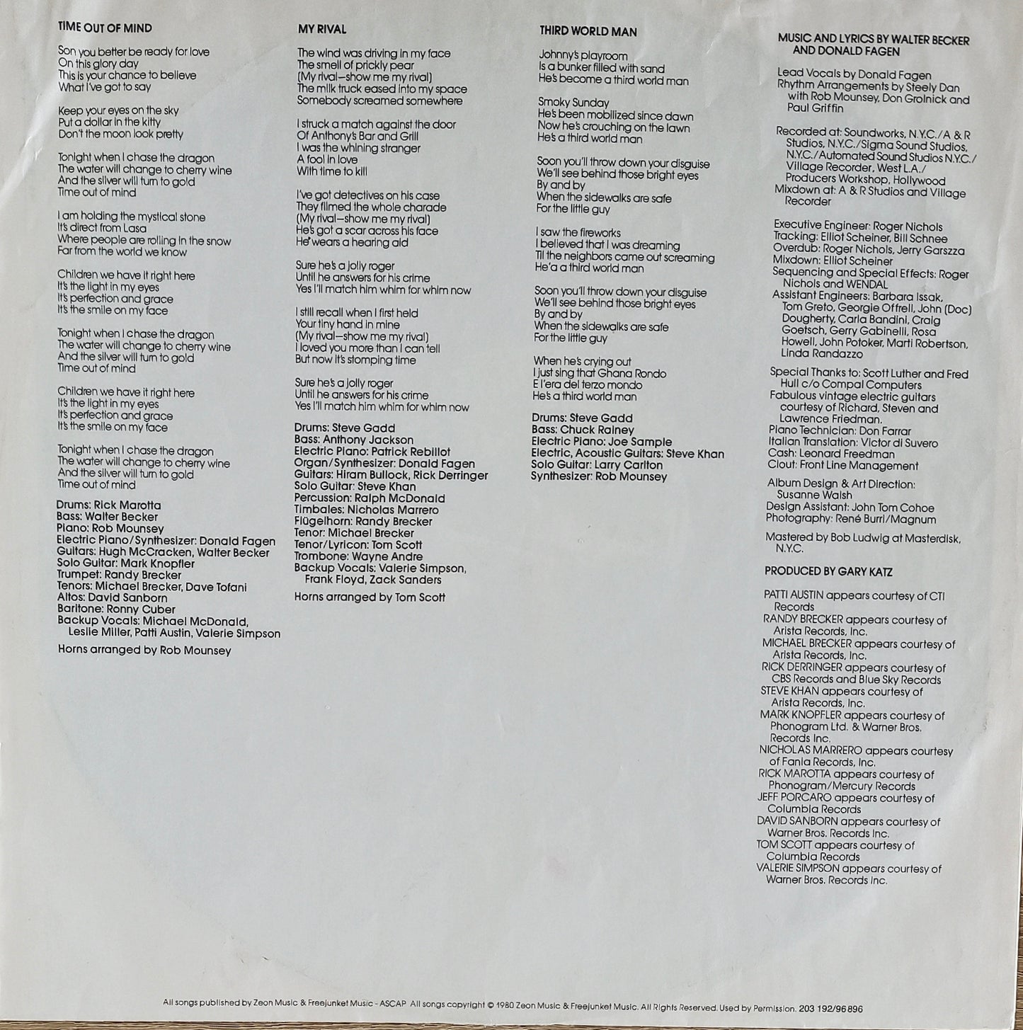 STEELY DAN - Gaucho