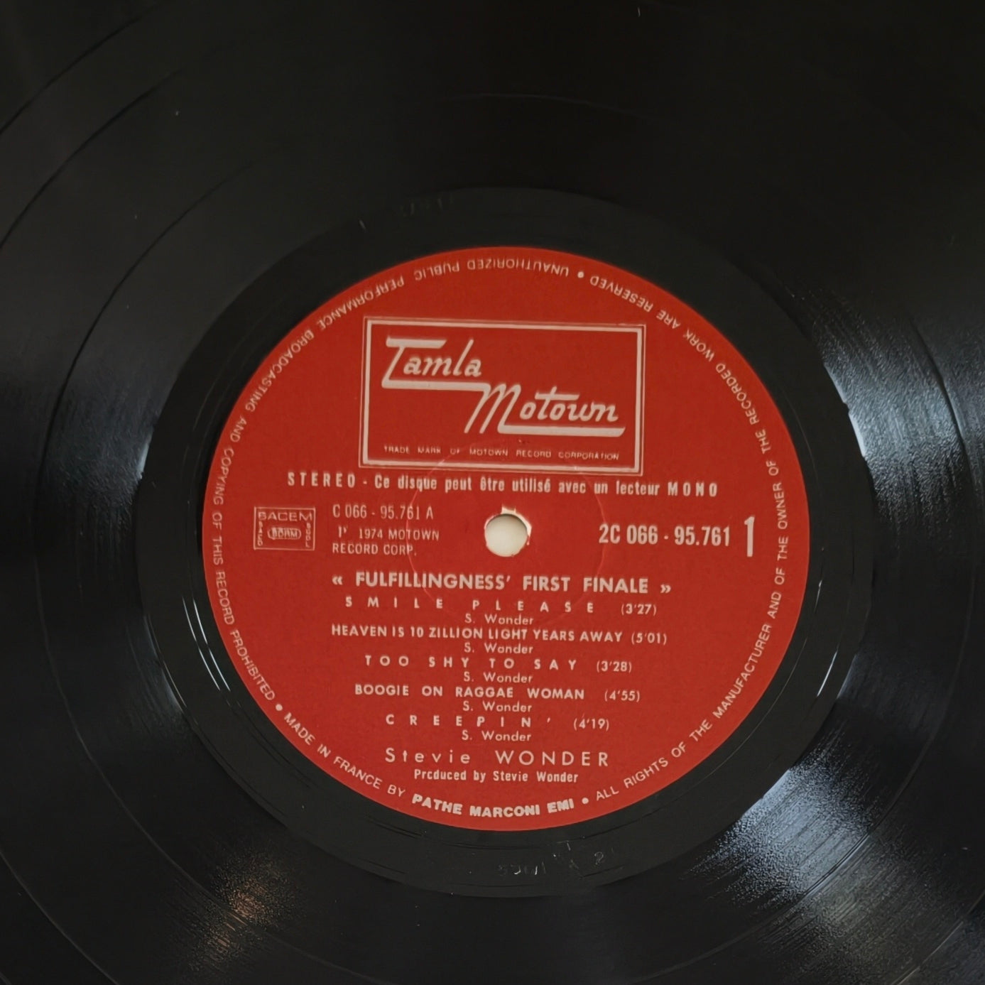 STEVIE WONDER - Fulfillingness' First Finale