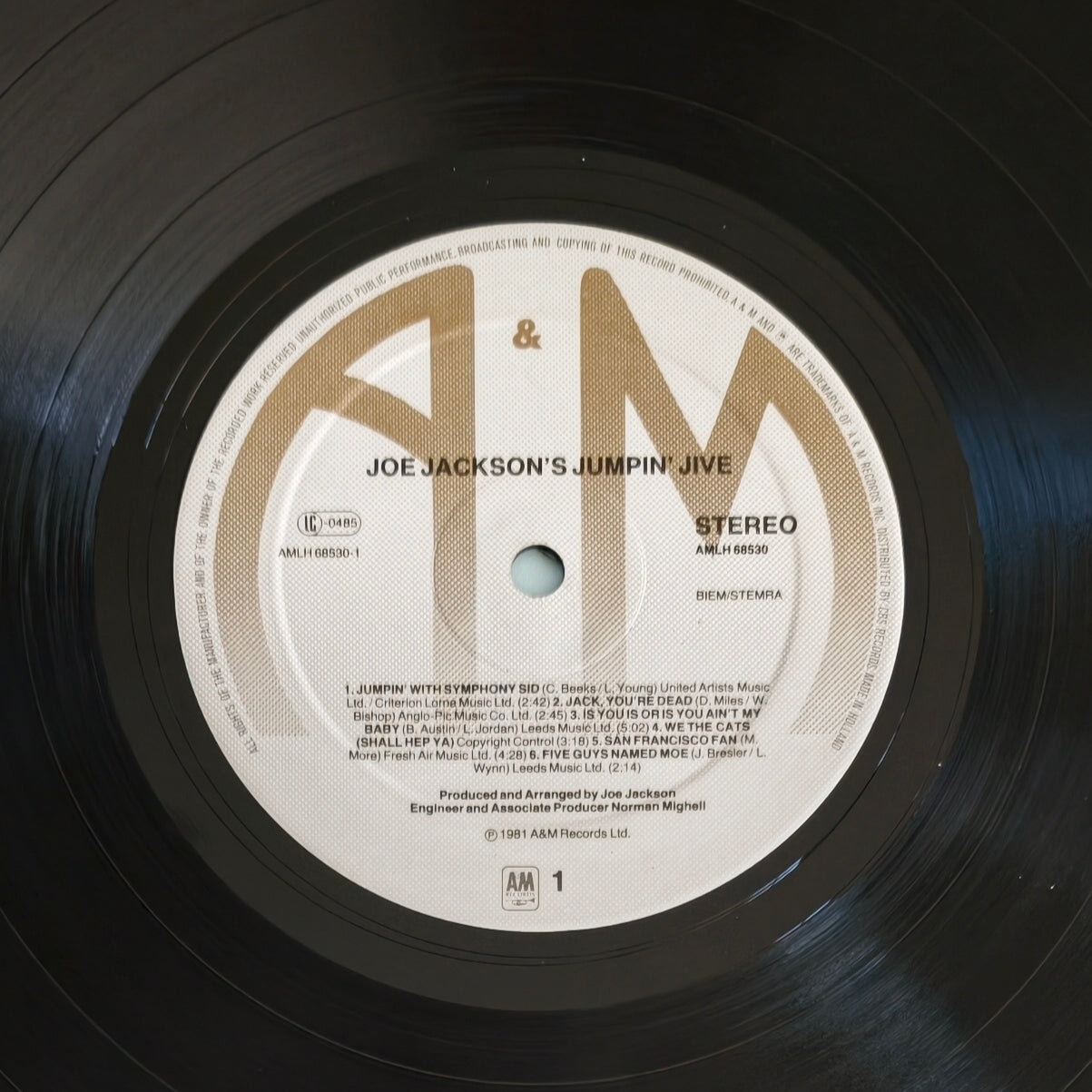 JOE JACKSON - Joe Jackson's Jumpin' Jive